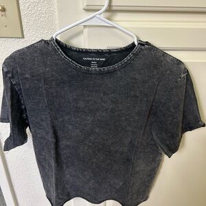 Caution to the Wind Black Women's Top